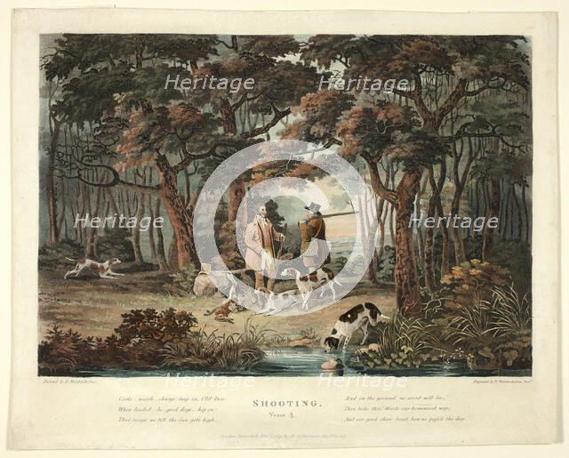 Shooting: Verse 4, 1819. Creator: Thomas Sutherland.