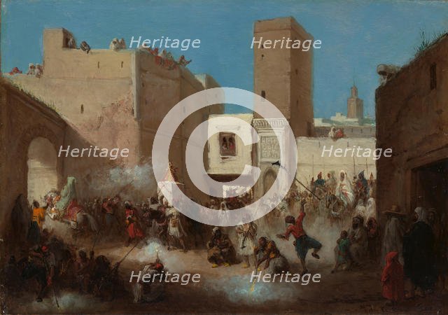 Wedding Procession. Creator: Victor Eeckhout.