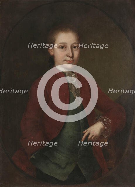 Wolfgang Amadé Mozart (?) with the diamond ring, 1773-1775. Creator: Anonymous.