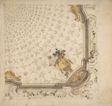 Design for Ceiling, 18th century. Creator: Workshop of Leonardo Marini.