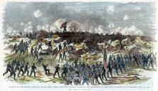 Siege of Petersburg, Virginia, American Civil War, 30 July 1864. Artist: Unknown