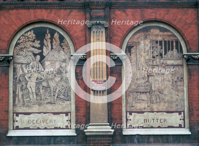 Facade of 19th century dairy. Artist: Unknown