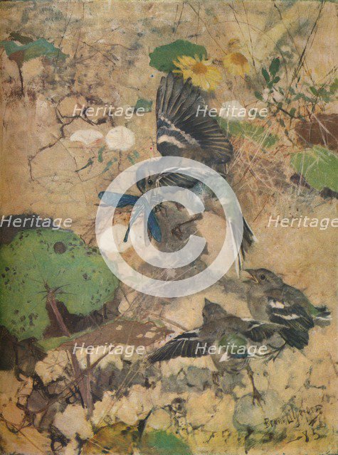 'Panel by Bruno Liljefors', c1924.  Artist: Bruno Liljefors.