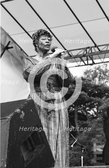 Ella Fitzgerald, Capital Jazz Festival, Knebworth, 1981.   Creator: Brian O'Connor.