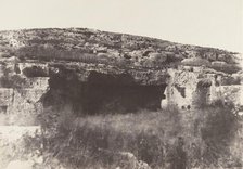 Jérusalem, Tombeau Juif, Détails, 1854. Creator: Auguste Salzmann.