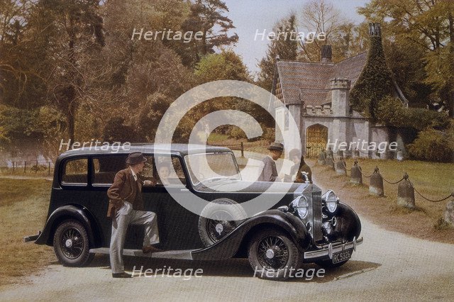 Poster advertising Rolls-Royce cars, 1939. Artist: Unknown