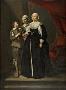 Portrait of Two Women and a Boy, 1632. Creator: Thomas de Keyser.