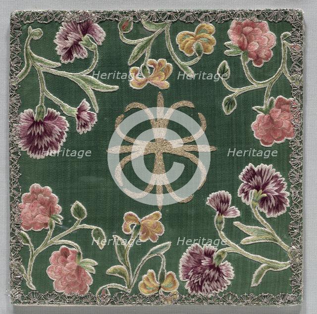 Pouch for the Chalice Cover, 1700s. Creator: Unknown.