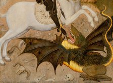 Saint George and the Dragon, 1434/35. Creator: Bernat Martorell.