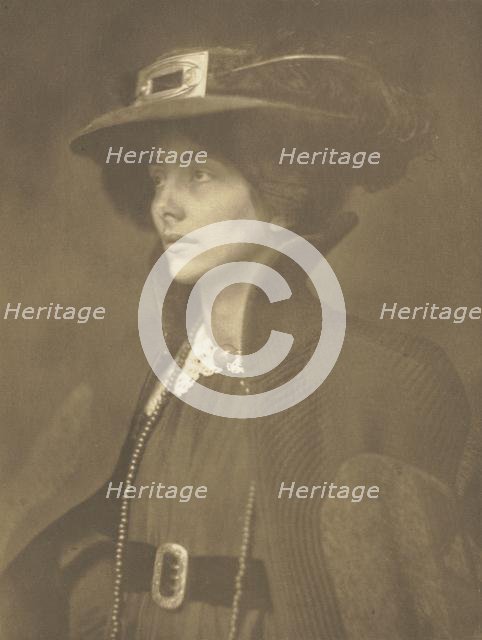 Camera Work: Frau Mathasius, 1904. Creator: J. Craig Annan (British, 1864-1946).