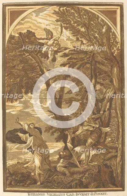 The Death of Saint Peter Martyr, c. 1738. Creator: John Baptist Jackson.