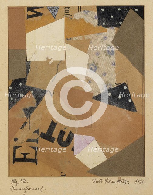 Mz 320. Starry sky, 1921. Creator: Kurt Schwitters.