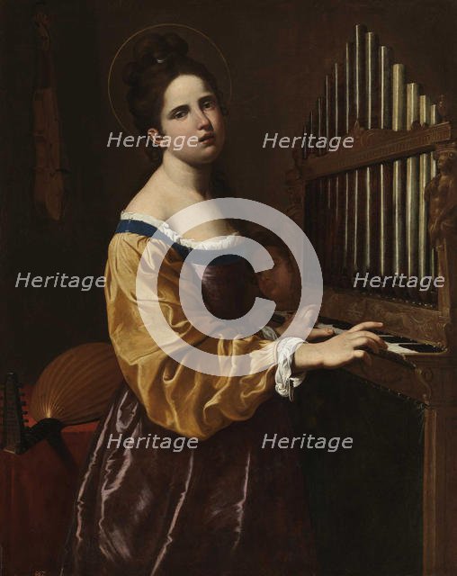 Saint Cecilia, after 1611. Creator: Gramatica (Grammatica), Antiveduto (1571-1626).