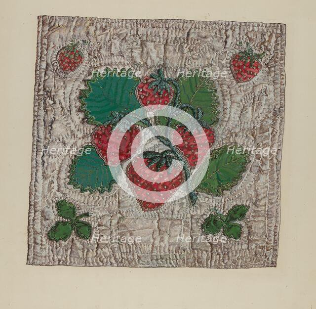 Quilt Block, 1935/1942. Creator: Florence Truelson.