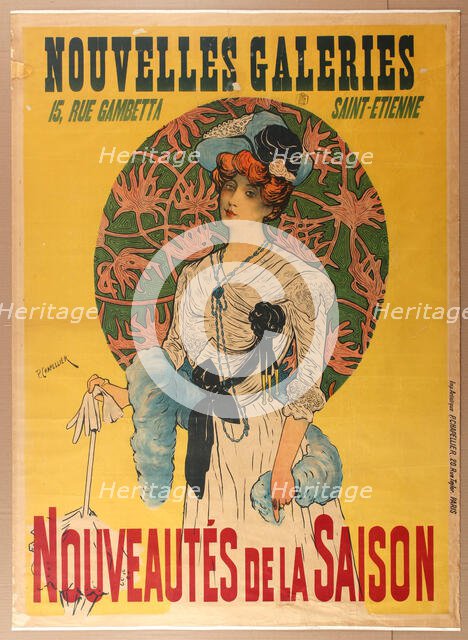 Nouvelles Galeries, Saint -Etienne, 1900s. Creator: Chapellier, Philippe (active End of 18th - Early 20th cen.).