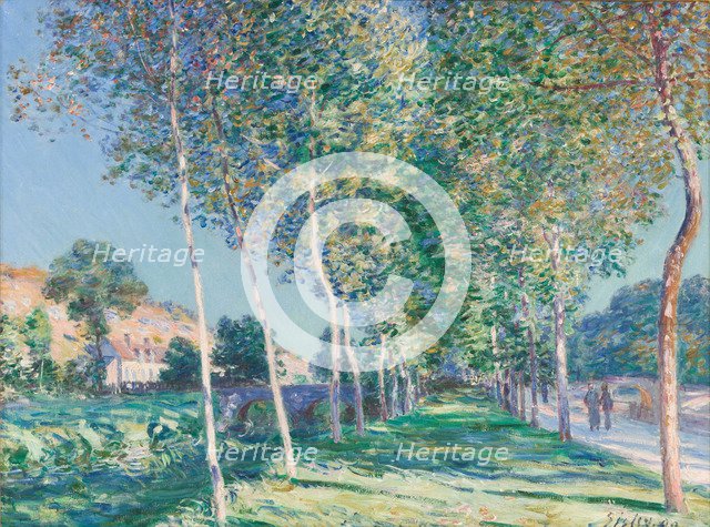 The Lane of Poplars at Moret-sur-Loing, 1890.