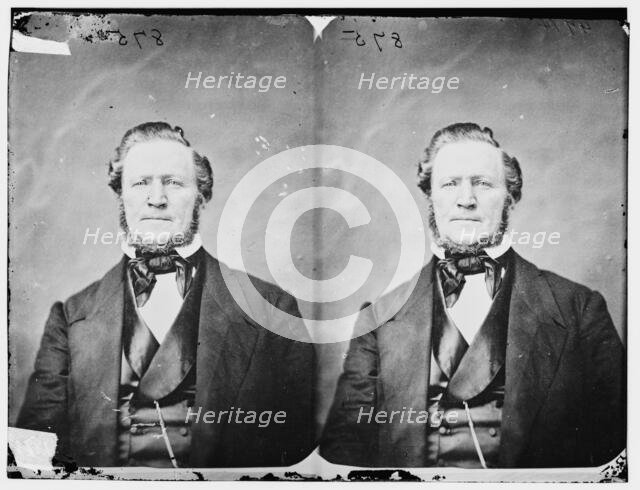Brigham Young, between 1855 and 1865. Creator: Unknown.