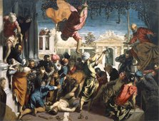 The Miracle of the Slave (The Miracle of Saint Mark). Artist: Tintoretto, Jacopo (1518-1594)