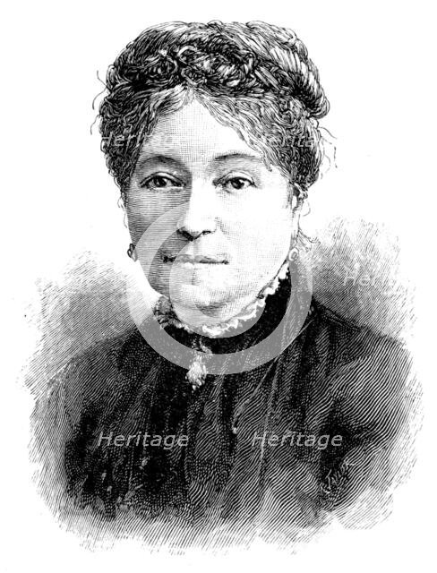 The late Dowager Marchioness of Ely, 1890. Creator: R. Taylor.