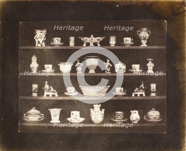 Articles of Porcelain, c.1844. Creator: William Henry Fox Talbot.