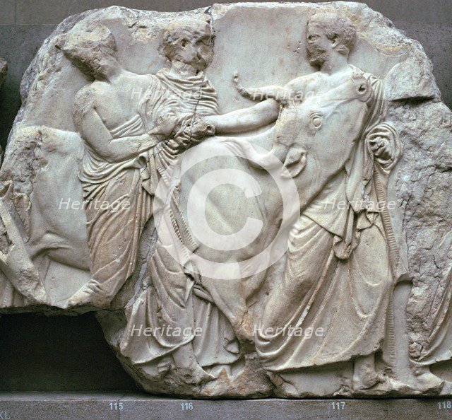 Detail of the Elgin Marbles, 5th century BC. Artist: Phidias