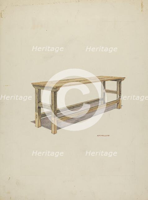 Bier, c. 1936. Creator: Randolph F Miller.