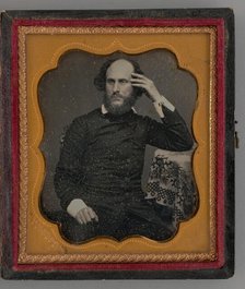 Untitled (Portrait of Man), 1857. Creator: George D. Hamilton.