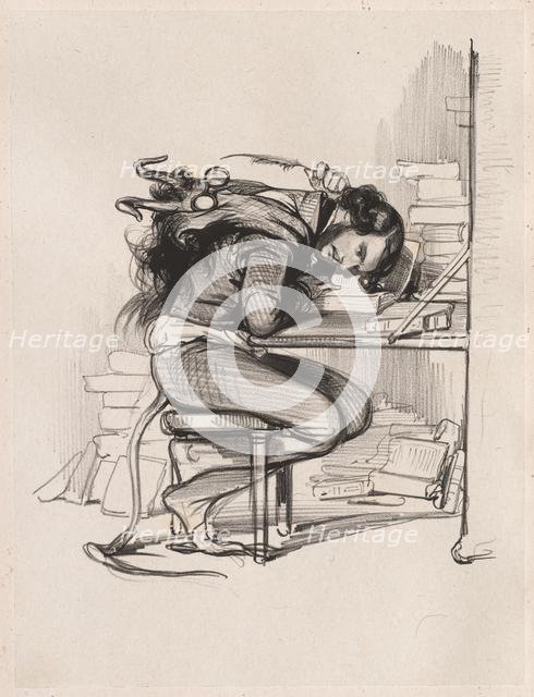 Émile Forgues (Old Nick), c. 1835-1840. Creator: Paul Gavarni (French, 1804-1866).