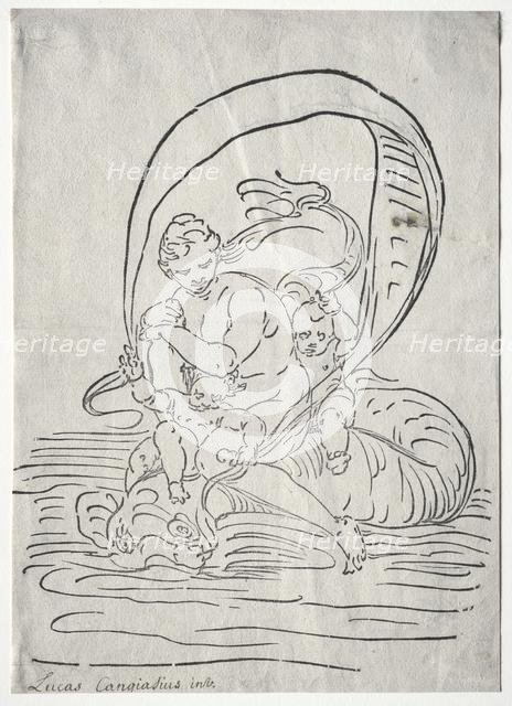 The Triumph of Amphitrite. Creator: Luca Cambiaso (Italian, 1527-1585).