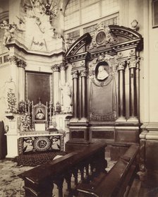 Tomb monument of Teodora Krystyna Sapieha, née Tarnowska, St. Michael's Church, Vilnius, 1870-1885.  Creator: Jozef Czechowicz.