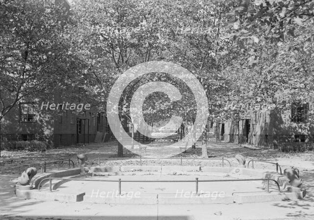 Harlem River Houses, 7th Ave. and 152nd St, 1951. Creator: Gottscho-Schleisner, Inc.