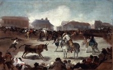 'A Village Bullfight', c1812-1814. Artist: Francisco Goya
