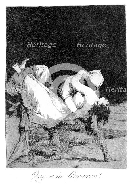 'They carried her off!', 1799. Artist: Francisco Goya