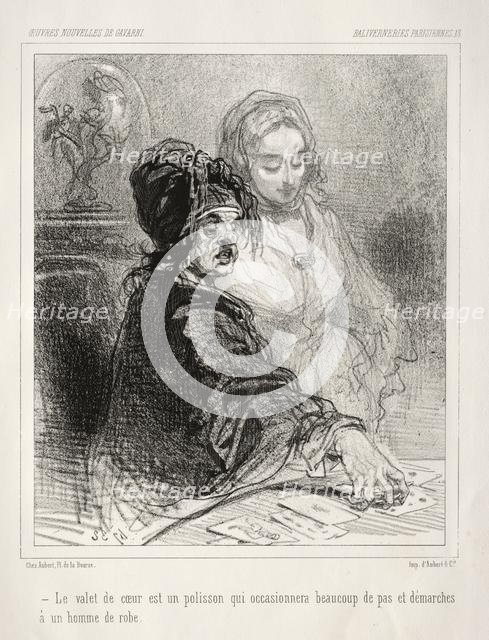 Baliverneries Parisiennes. Creator: Paul Gavarni (French, 1804-1866).