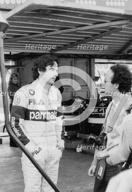 Nelson Piquet, Grand Prix of Europe, Brands Hatch, Kent, 1983. Artist: Unknown