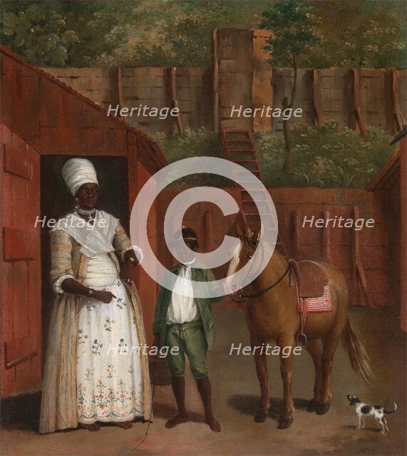 A Mother with her Son and a Pony, ca. 1775. Creator: Agostino Brunias.