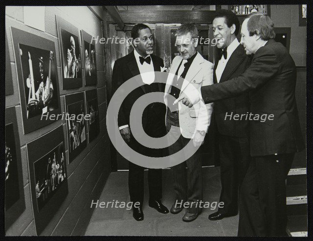 Opening of an exhibition of photographs by Denis Williams, Forum Theatre, Hatfield, Herts, 1978. Artist: Unknown