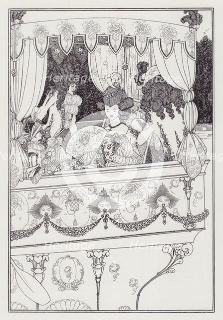 The Barge, 1895-1896. Creator: Aubrey Beardsley.