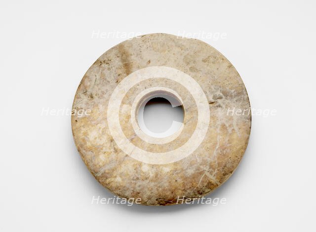 Disk (bi ?), Late Neolithic period, ca. 3300-2250 BCE. Creator: Unknown.