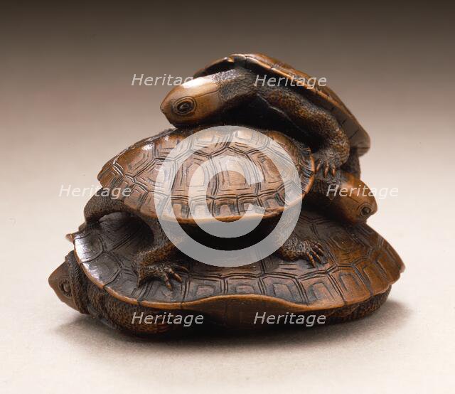 Turtle Group, early 19th century. Creator: Kano Tomokazu.