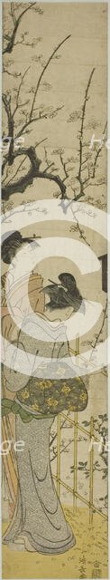 Two Women Viewing Plum Blossoms, c. 1784. Creator: Torii Kiyonaga.