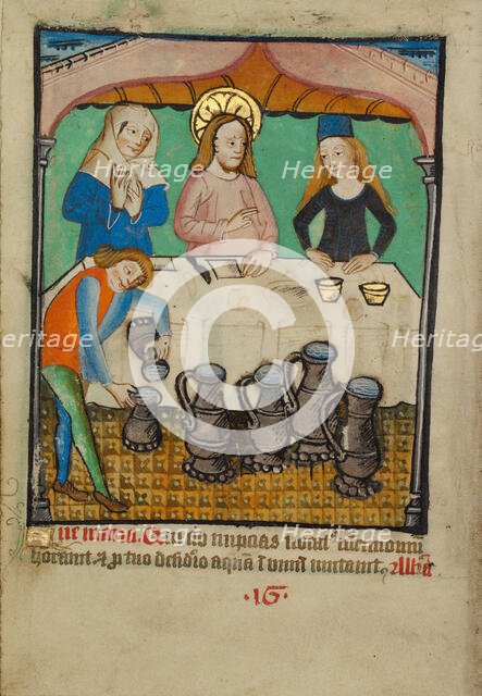 The Marriage at Cana, about 1480-1490. Creator: Unknown.