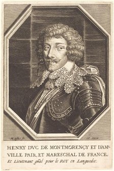 Henry II, Duke of Montmorency. Creator: Michel Lasne.