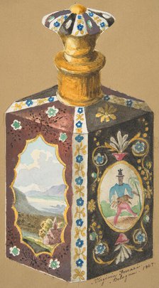 Design for a Decanter, 19th century. Creator: Virginia Ferrari.