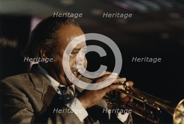 Harry "Sweets" Edison, Jazz Inn Party, Nordwijk, Netherlands, 1989. Creator: Brian Foskett.