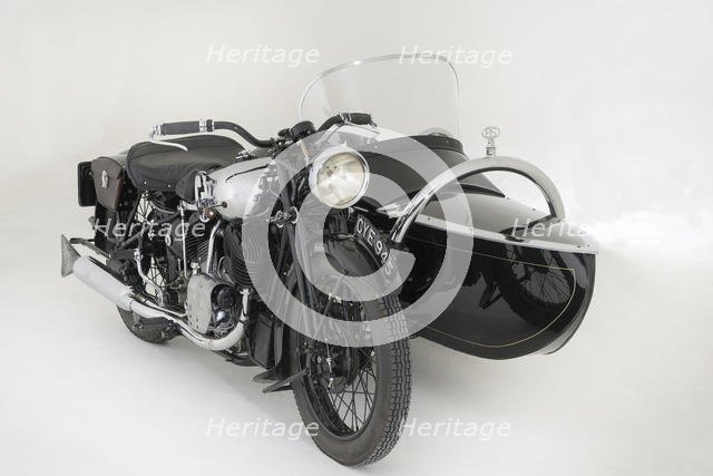 1936 Brough Superior 11-50 Special Combination. Creator: Unknown.