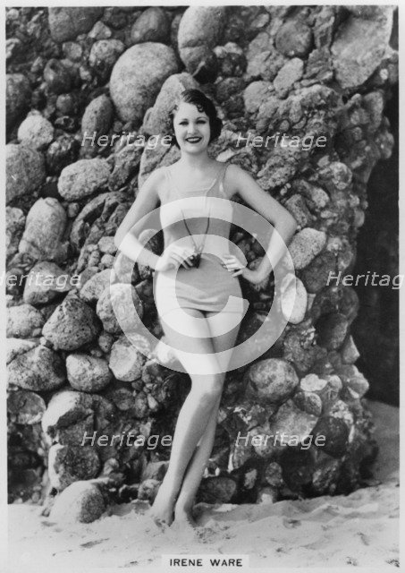 Irene Ware, American film actress, c1938. Artist: Unknown