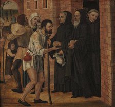 Charity of Saint Benedict, 1490. Creator: Bergognone, Ambrogio (1453-1523).