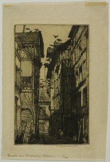 Ruelle des Pigeons, Rouen, 1903. Creator: Donald Shaw MacLaughlan.