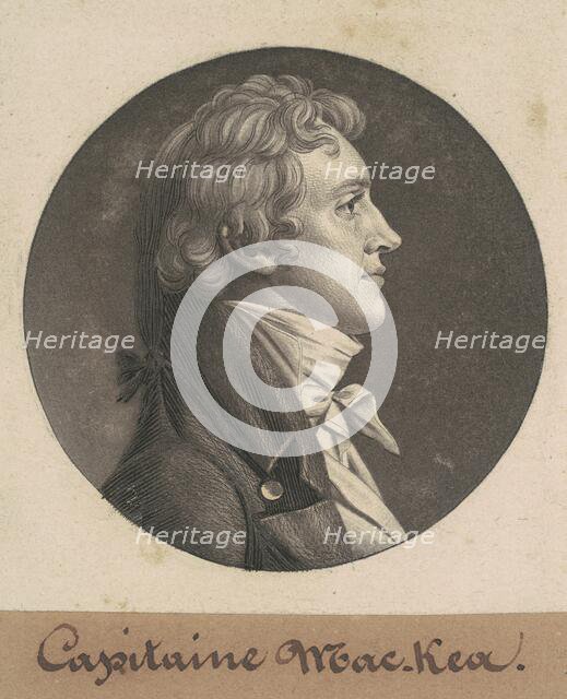 William MacRea, 1804. Creator: Charles Balthazar Julien Févret de Saint-Mémin.